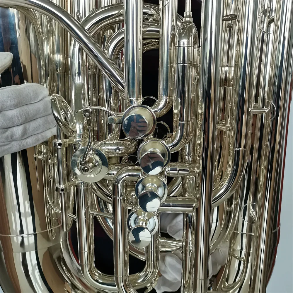 6/4 Bb Tuba 5 Th Valve Independent Professional Tuba Musical Instrument at a Negotiable Price