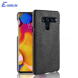 Snake Crocodile Hard Back Cover Protective Leather Phone Case For LG V50 V40 V30S V30 Plus ThinQ G8S G7 Q8 Q7 Alpha Stylo 5 5x