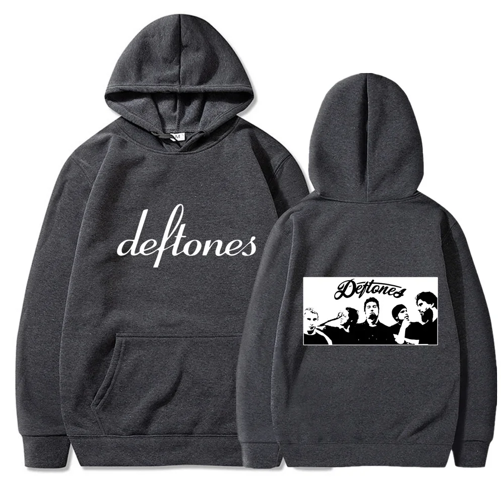 2025 DEFTONES Pullover Sweatshirt  Autumn and Winter Hoodie Men's  Casual Fashionable Trendy  Warm Sweatshirt Men's clothing