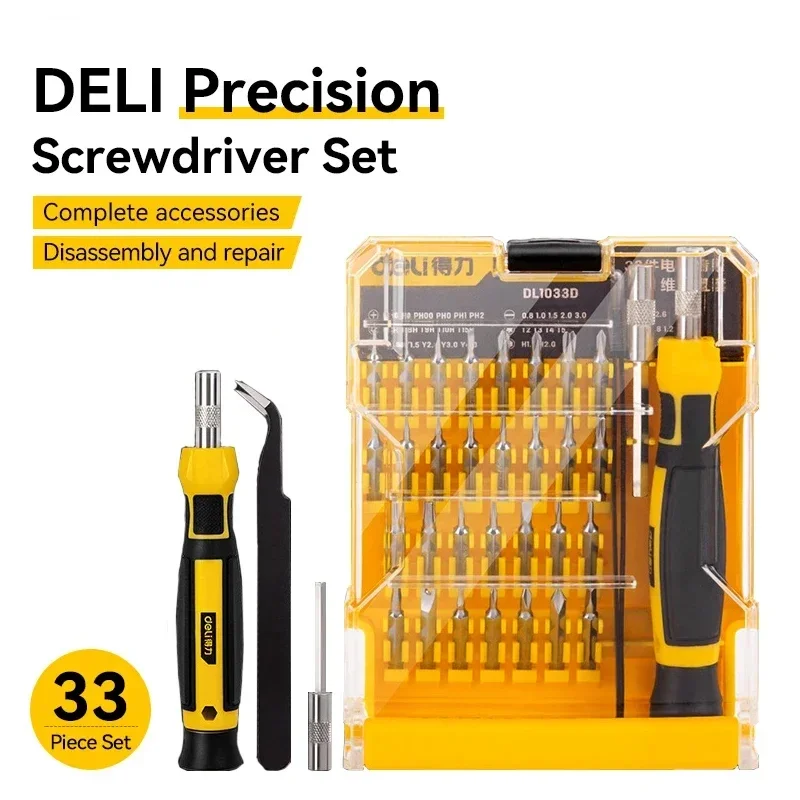 

33pcs/set Multifunctional Precision Magnetic Screwdriver Computer PC Mobile Phone Equipment Repair Screwdrive Kit Hand Tools