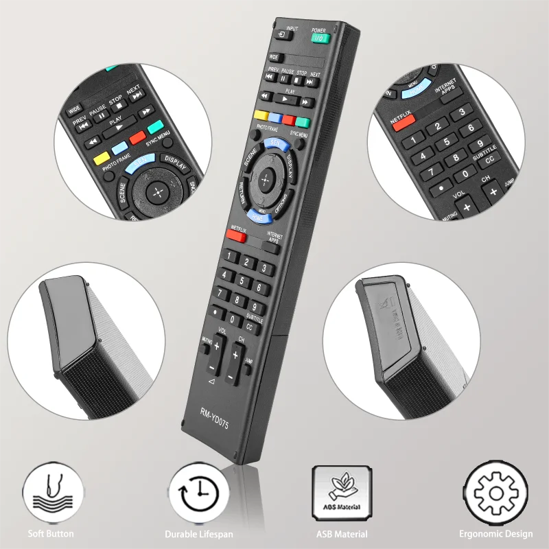 RM-YD075 RMYD075 For Sony Remote Control, For Sony Bravia TV KDL-40EX640 KDL-46EX640 KDL-55EX640 KDL-46EX645 KDL-50EX645 KDL-60E view 3