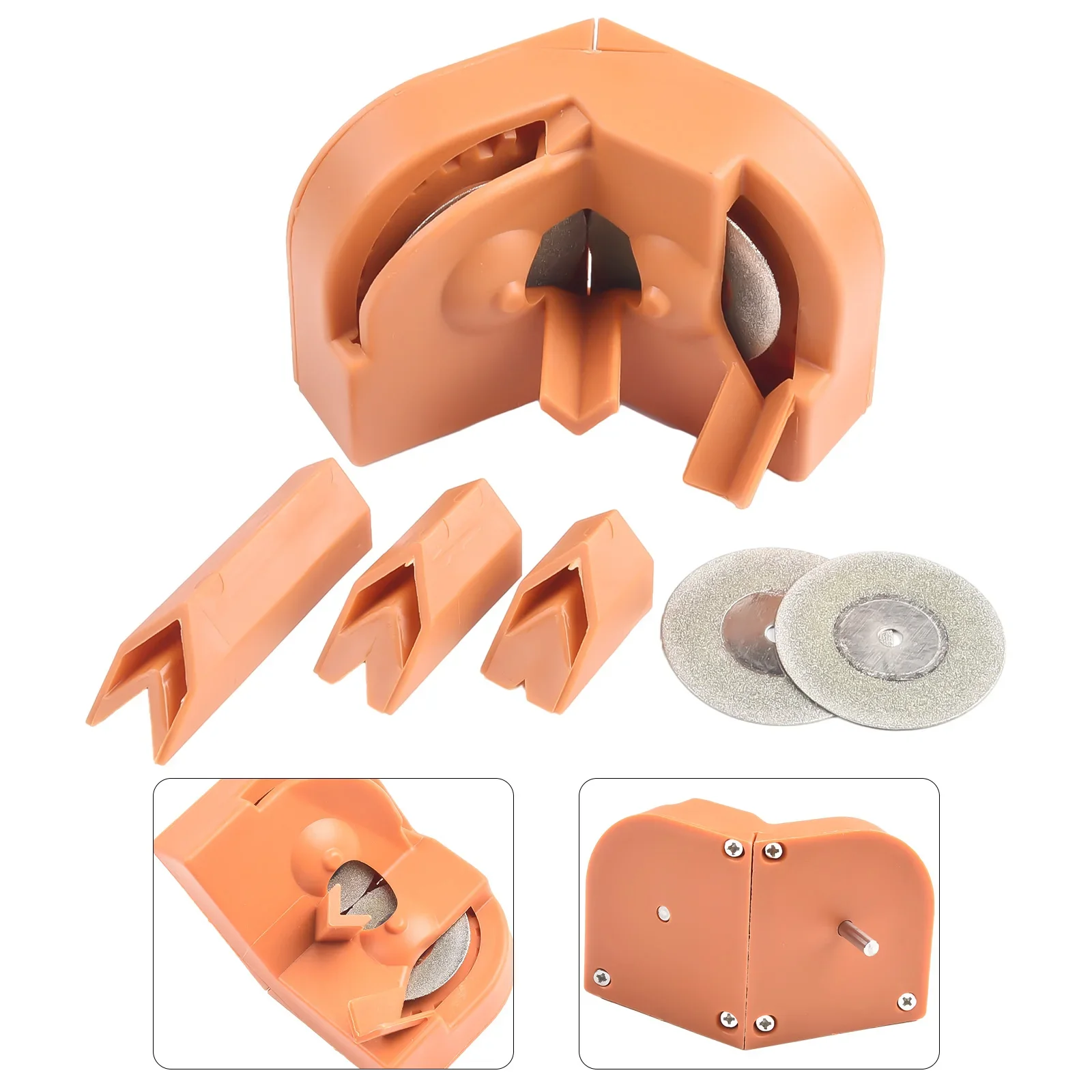 Drill Bit Grinding Sharpener Wear-resistant Grinding For Impact Electric Drill Metal And Plastic Orange Power Tool-Accessories