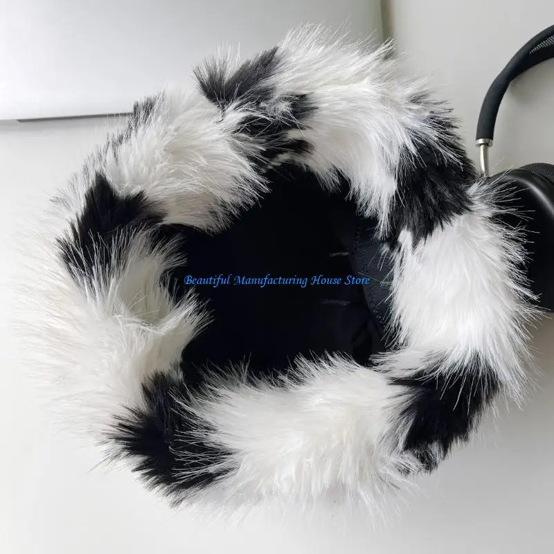 E56A أفخم قبعة بحافة للمرأة المراهقين في الهواء الطلق طوي تخفيف يندبروف المنغولية قبعة النمط الروسي الشتاء إبقاء قبعة تدفئة