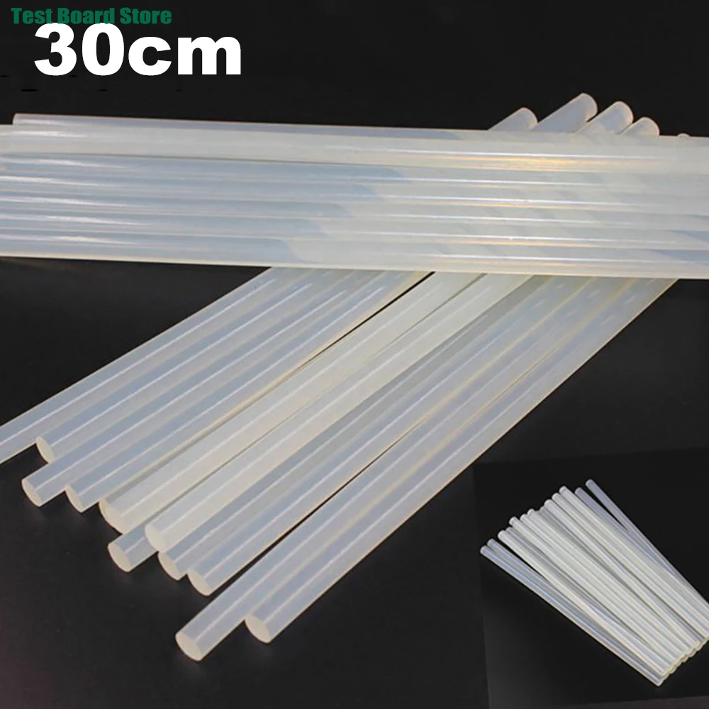 20Pc/Set 7mm Hot Melt Adhesive Rod Mini Adhesive Gun Rod Translucent Strong Viscosity Rod DIY Repair Electric Adhesive Gun Acces