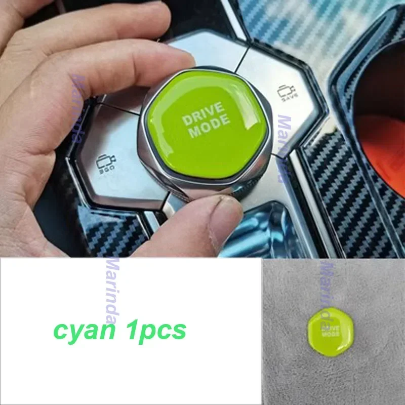 Car Center Console Knob stickers for Changan UNIK UNIV CS75 Plus Eado 2022-2023 Startup Protector Cover Interior Accessories