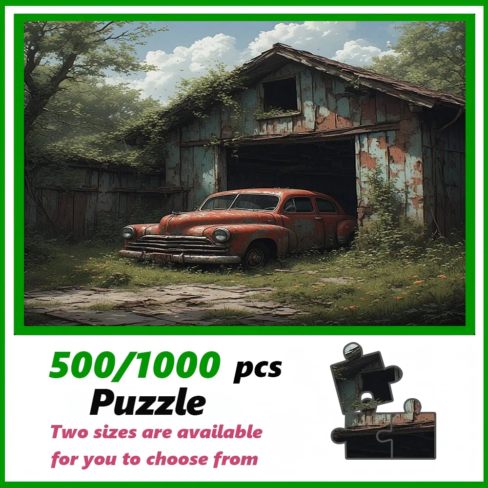 Un puzzle pour adultes de 500/1000 pièces, de haute qualité, un jeu familial amusant pour soulager le stress, parfait pour les anniversaires, Noël, Halloween, etc.