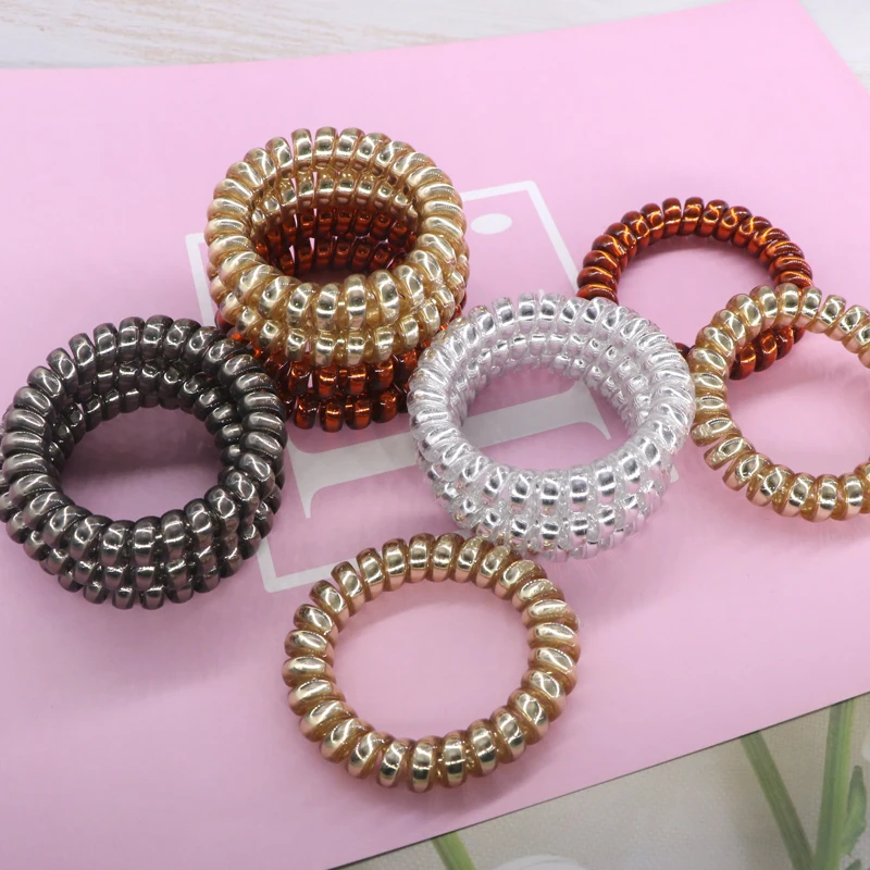 10pcs Hair Accessories for Women Hair Ring Rope Traceless Girls Gum Springs Elastic Hairbands Headdress Hair Ties Rubber Bands