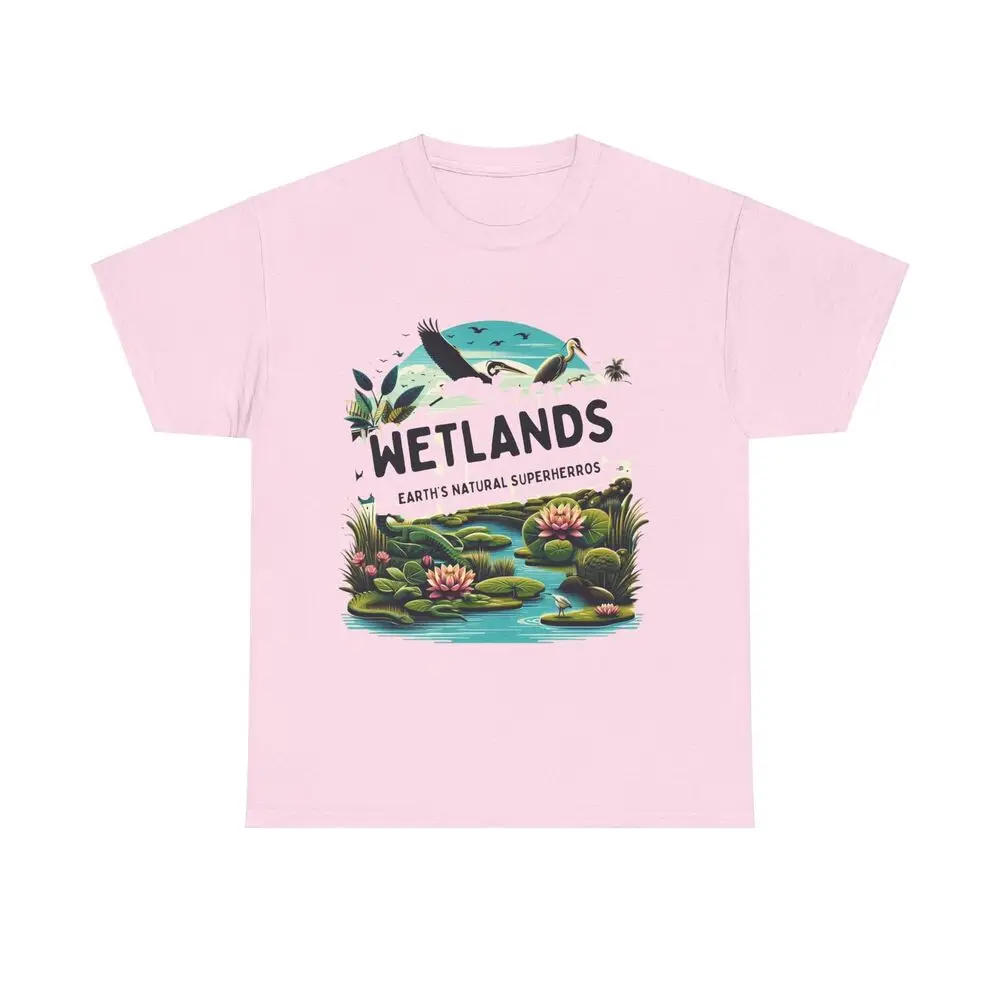 Wetlands Earth Natural Superheroes T-Shirt - Embrace Nature's Guardians