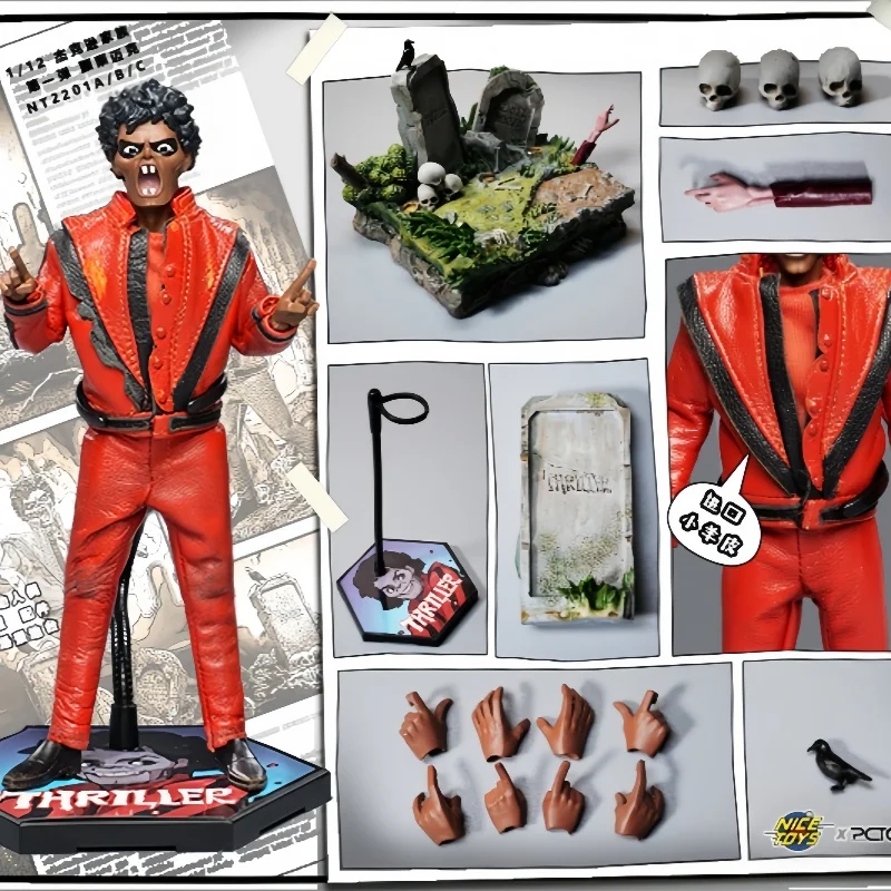 

【 In stock 】 NICETOEYS X PCTOYS Jackson Family's First Bullet Trembling Mike 1/12 Action Figure Model Toys