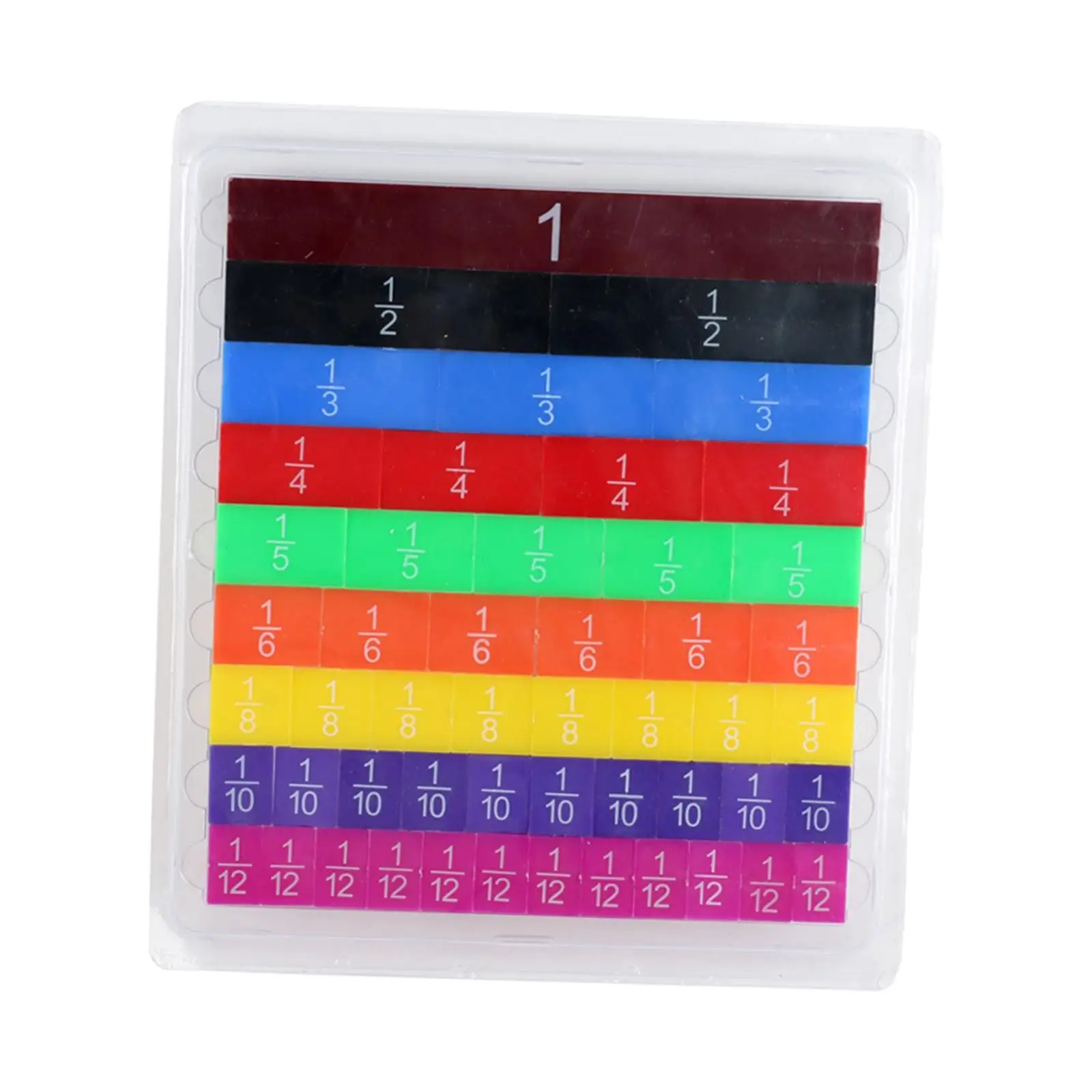 51Pcs Fraction Games Fraction Manipulatives for Toddlers Girls Boys Children