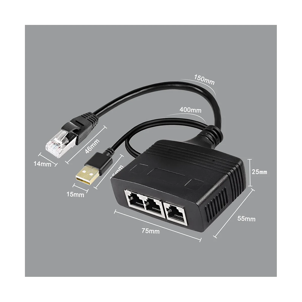 Сеть 1 в 3 ста Megabit сеть Sharer RJ45 1 Drag 3 Сеть расширения порта