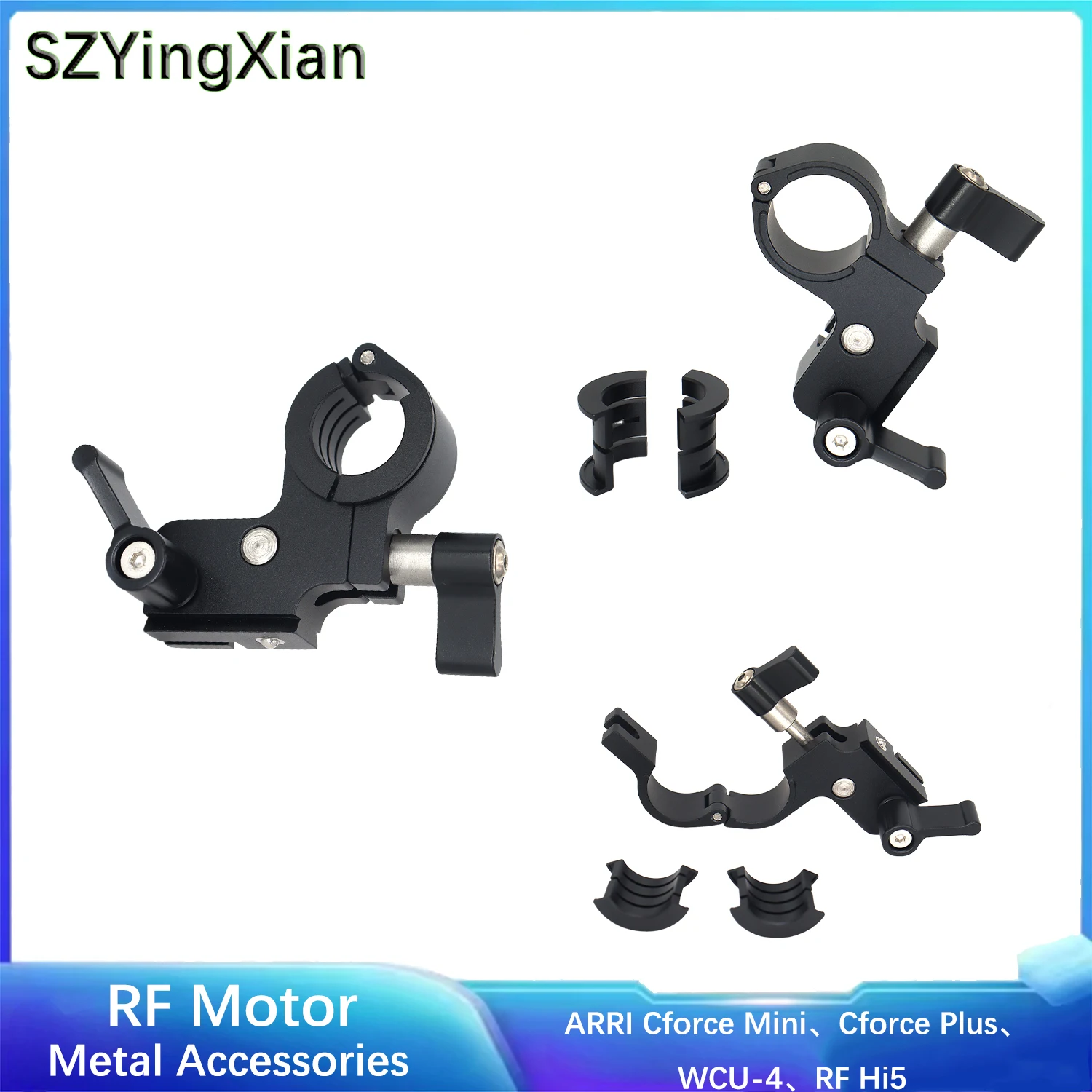

15-19mm Rod Clamp Adapter For ARRI Cforce Mini /WCU-4 /RF Hi5 Follow Focus Motor Fix Mount Bracket Dual Lock Knob