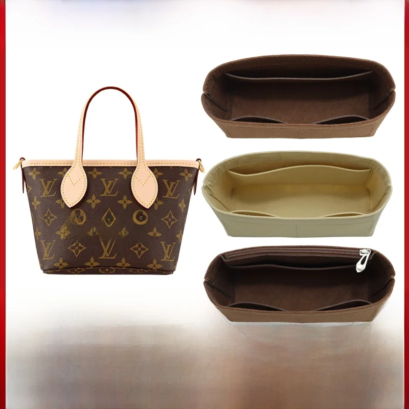 

op Bag Inner Support Pad Pure Color Felt Storage Organizer for LV Neverfull BB Bag Inner ket Home Organization