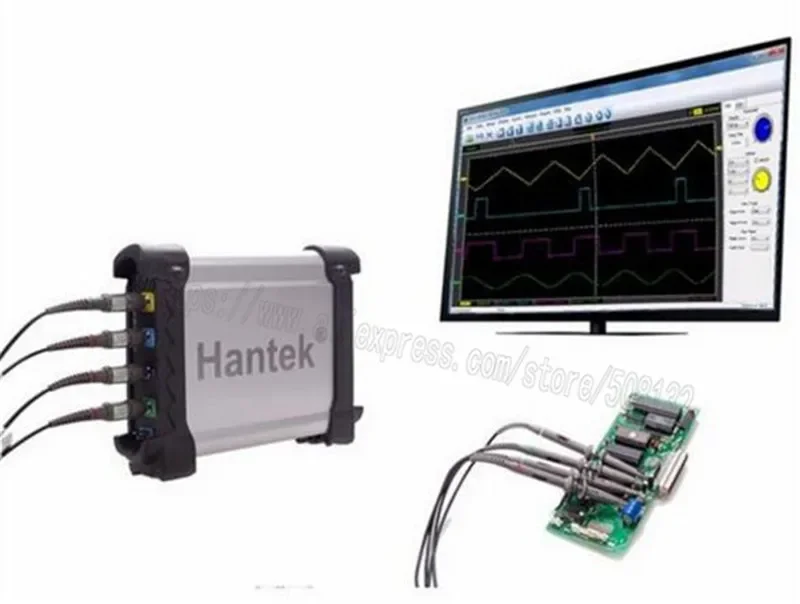 

Надежный цифровой осциллограф Hantek DSO3254 250 МГц 1 ГВыб/с, логический анализатор DSO-3254 250 МГц / 2 канала / 128 МБ