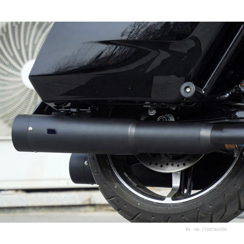 

Exhaust System 2017-Later Touring Electra Road Glide Street Glide Performance Exhaust Pipe Titanium Alloy Slip-On Muffler 121CVO