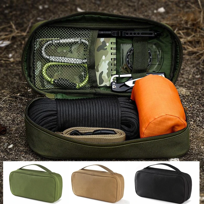 Outdoor Portable Travel Storage Bag Tactical EDC Tool Bag Wash Bag Medical Kit First Aid Kit for Hunting Camping Hiking