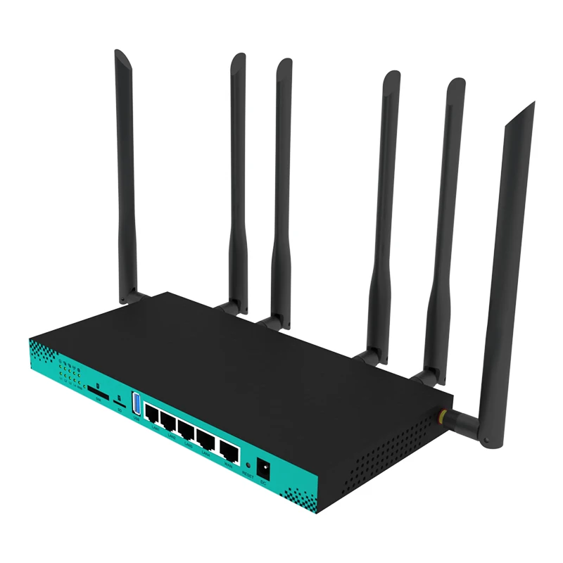 

Wiflyer 5G Router 4G 1200Mbps SIM Card M.2 PCIE Slot LTE Modem 2.4G 5.8GHz Wireless WiFi 4*LAN GPS Openwrt 256MB 16MB Flash