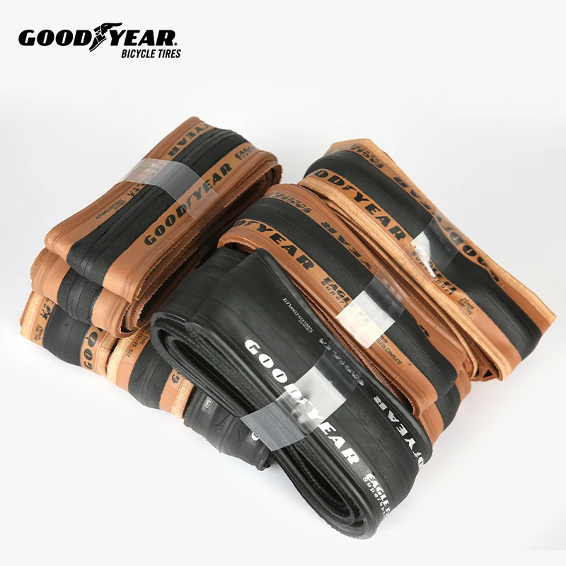 GOODYEAR Road Tire 700x25C/28C Foldable Clincher/Tubeless Tyre Anti-puncture 120TPI Ultralight Eagle-F1 SuperSport Bicycle Tires