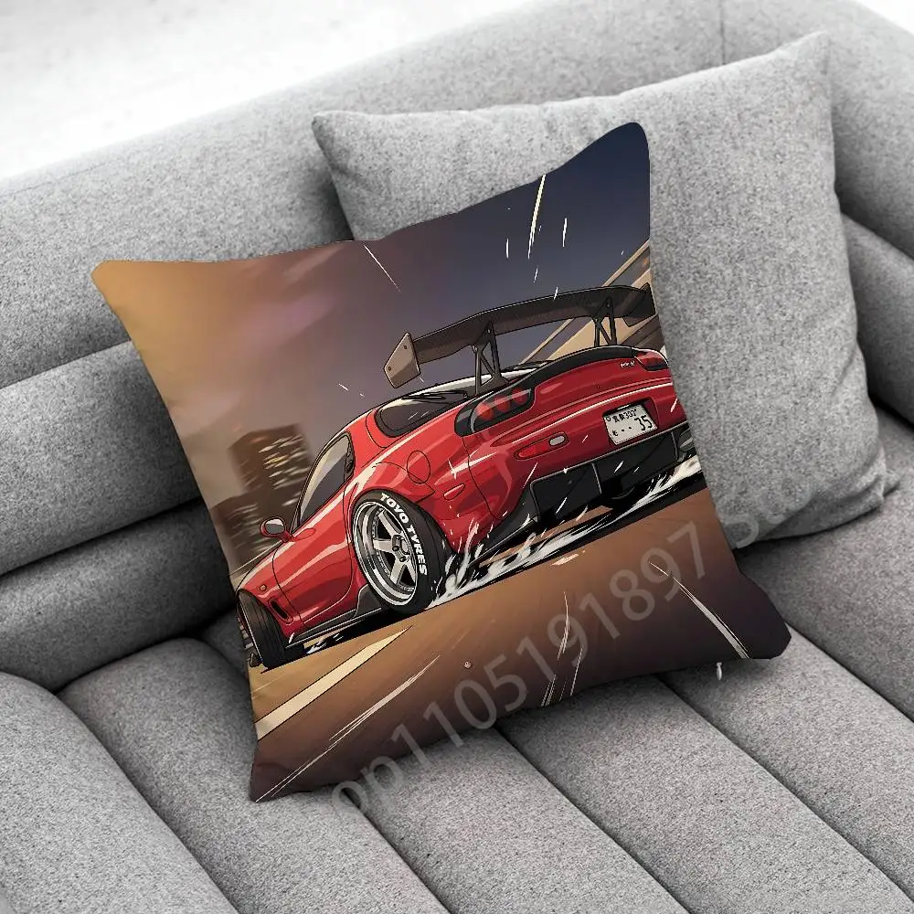 M-Mazda M-MX5 автомобильная наволочка для 45x45 см 40x40 см 55x55 см 50x50 см 30x30 см квадратная автомобильная наволочка в виде ракушки
