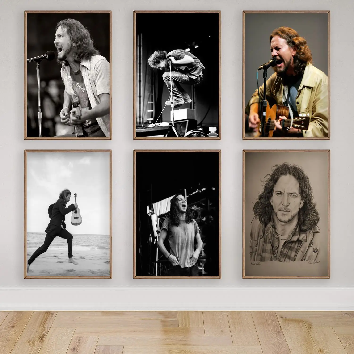 Eddie Vedder Canvas Art Poster and Wall Art, Picture Print, Modern Family Bedroom Decor