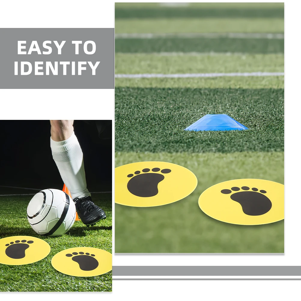 

4 Pcs Mats Soccer Training Football Training Markers Floor Markers Feeling Discs Football Pad Gym Class Sports Equipment Team