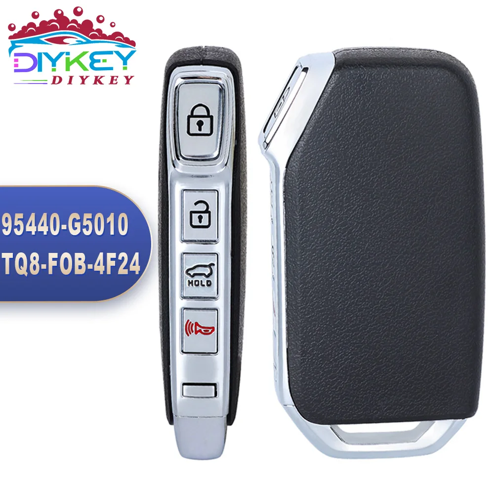 DIYKEY 95440-G5010 Proximity For KIA Niro 2019 2020 2021 2022 FCC ID: TQ8-FOB-4F24 4 Buttons 433MHz ID47 Chip Smart Key Remote