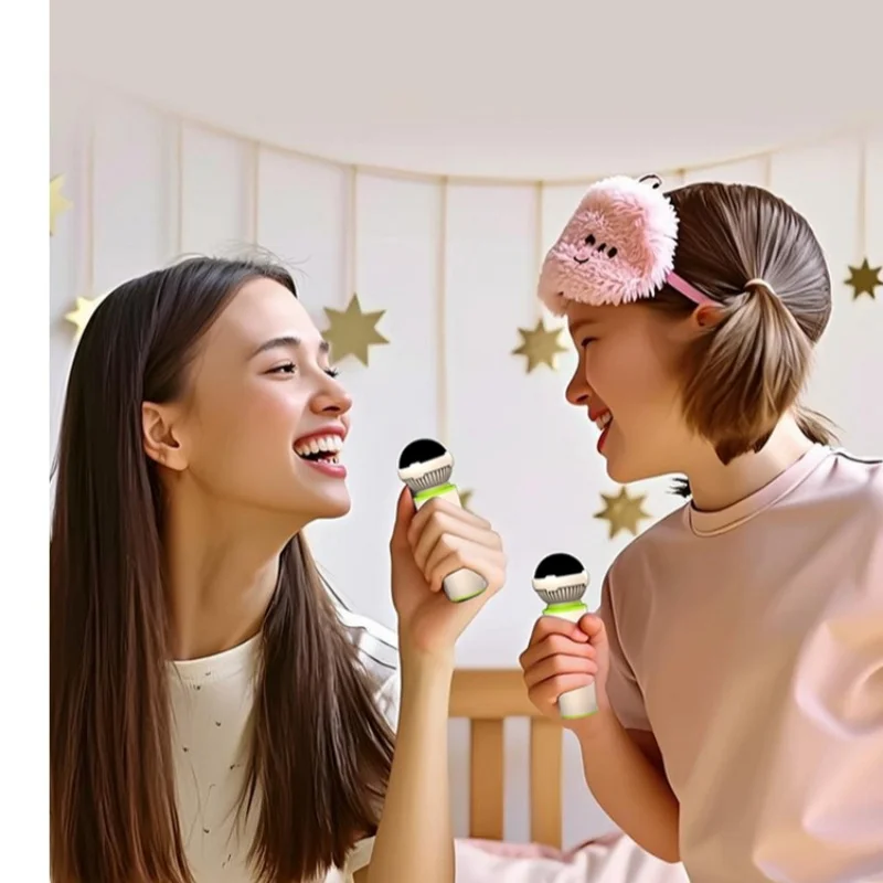 Cute Baby's New Transparent Bluetooth Speaker Home Mini subwoofer Can be Hanging or Placed Portable Microphone All in One Machin