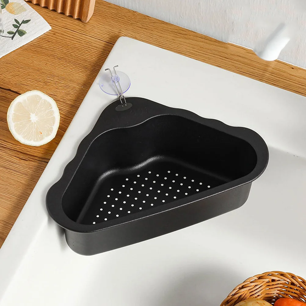 

Stainless Steel Sink Corner Basket Triangle Drain Holder Kitchen Strainer Drying Rack Sponge Organizer Corner Sink Strainer