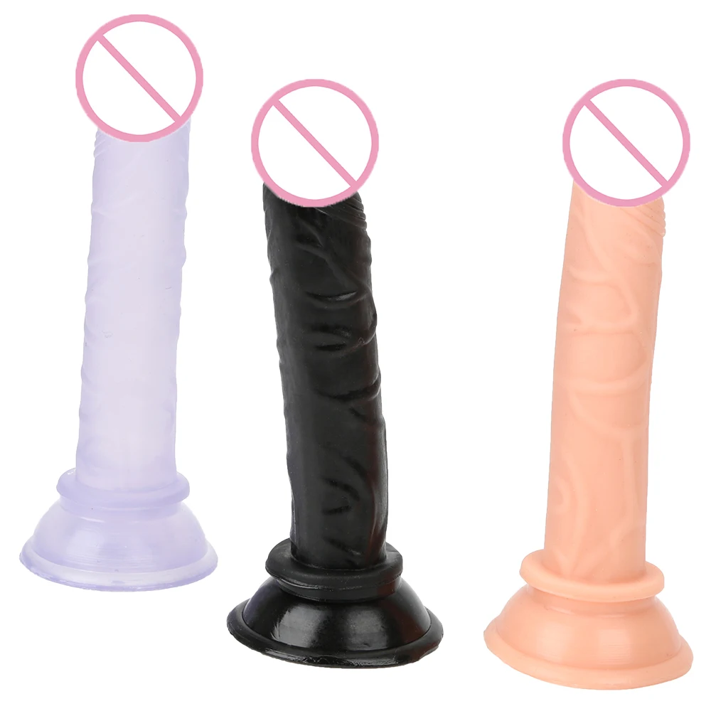 IKOKY Small Dildo Jelly Suction Cup Female Masturbation Realistic Penis G-spot Orgasm Anal Plug Sex Toys for Women Adult Product