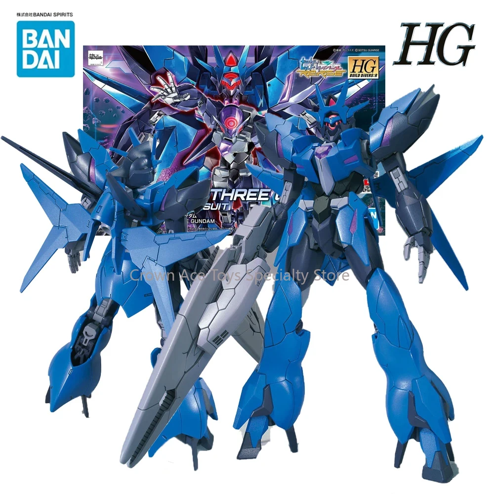 

Набор для сборки аниме Bandai 1/144 HGBD:R Alus Earthree Gundam, набор моделей, Коллекционная модель, фигурки манга, модные игрушки, праздничные подарки