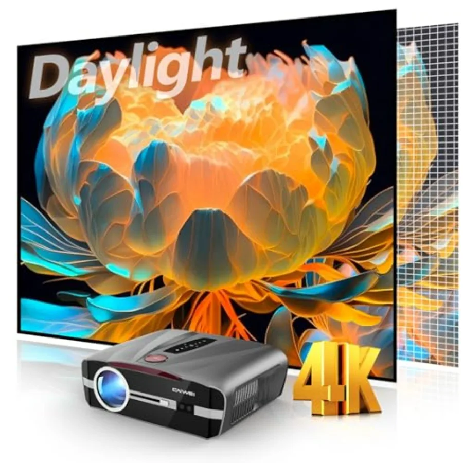 

Проектор для домашнего кинотеатра 4K Ultra HD с яркостью 2300 ANSI люмен, Wi-Fi 6, Bluetooth, NFC, поддержкой стриминговых приложений, HDR10+, автофокусом