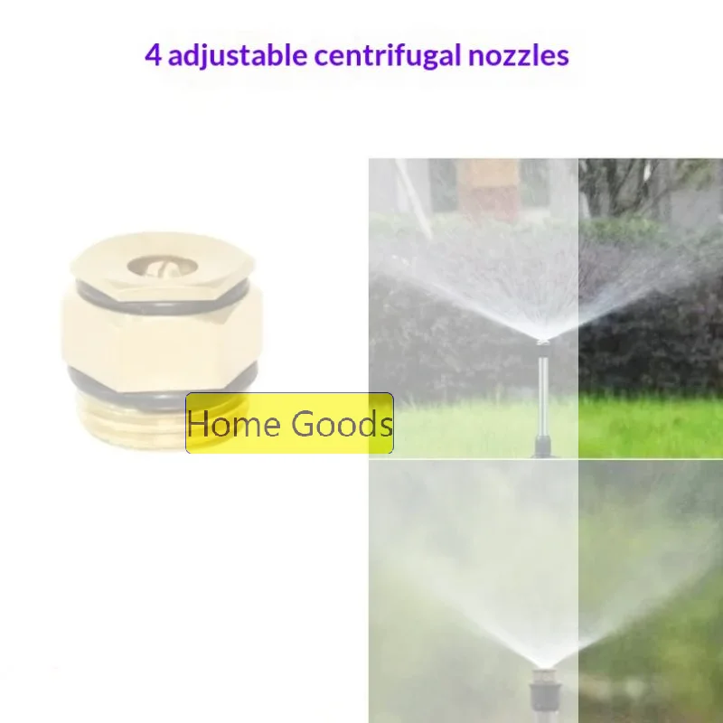 1Pcs Lawn Grass Garden Irrigation Sprayer 1/2 Inch Brass 180 Degree Adjustable Refractive Micro Sprinkler Mist Watering Nozzle