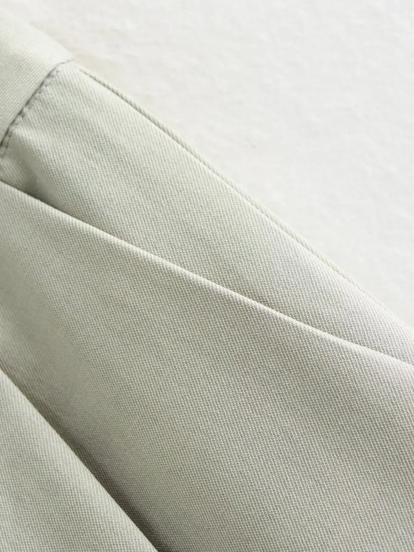 HH Elegantes Damen-Set: Einreihige Cropped-Jacke und Weite Hose mit Knopfleiste, Casual Büro-Arbeitskleidung, Wochenend- und Party-Outfit, 2-teilig – Detail 18