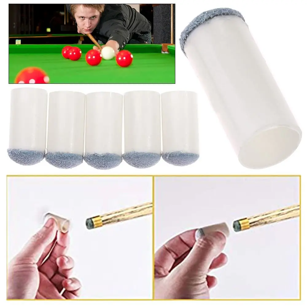 2 Packs 10pcs/pack Slip-on Billiards Cue Tips 9/10/11/12/13mm Replacement Cover Tip Protector Plastic Snooker Accessories