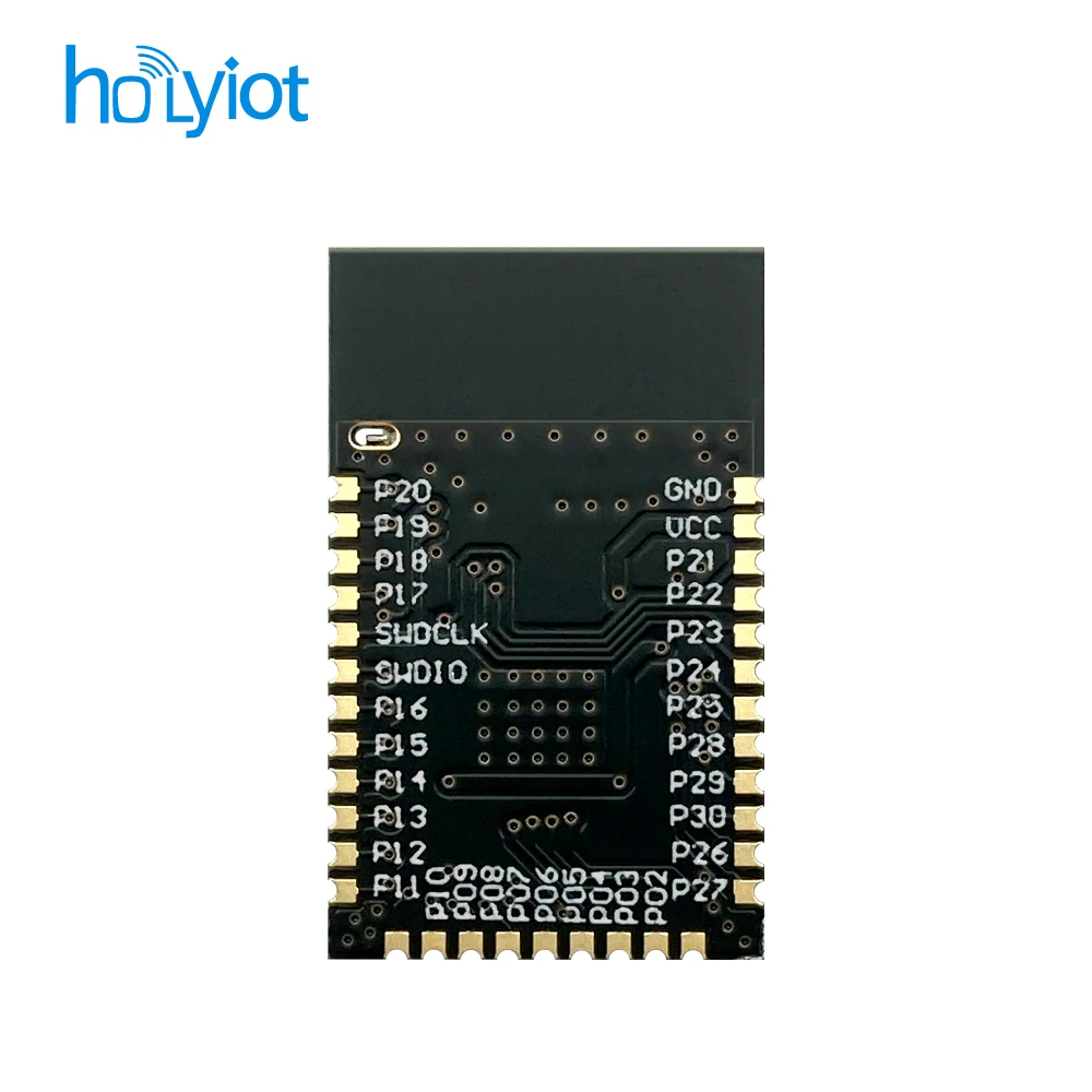 Holyiot FCC CE certificated nRF52832 BLE Mesh Bluetooth 5.0 ultra-low power consumption module PCB antenna