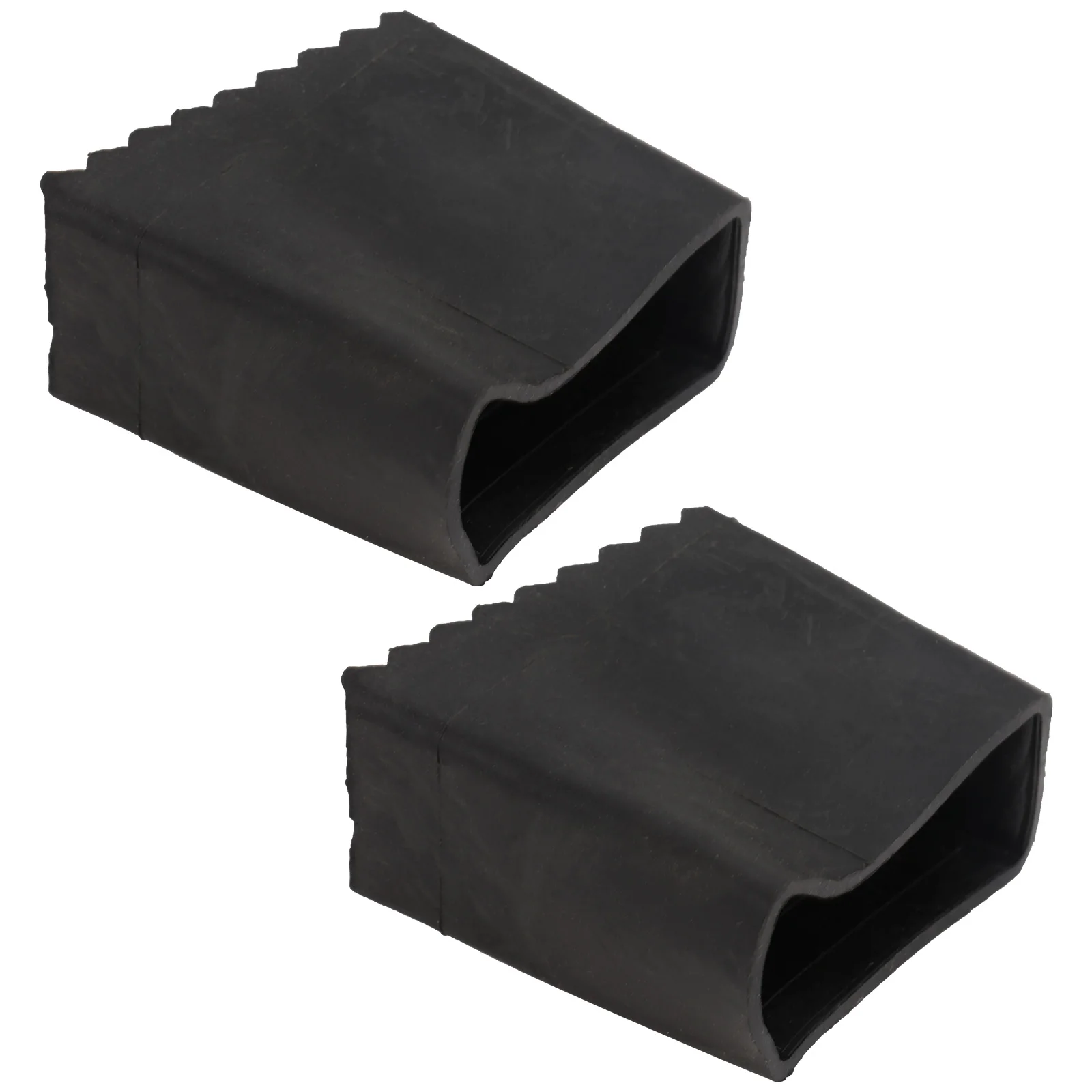 2pcs Anti-slip Ladder Foot Pads Safe Protective Covers Rubber Replacement Boots Work Wear-resistant Sturdy