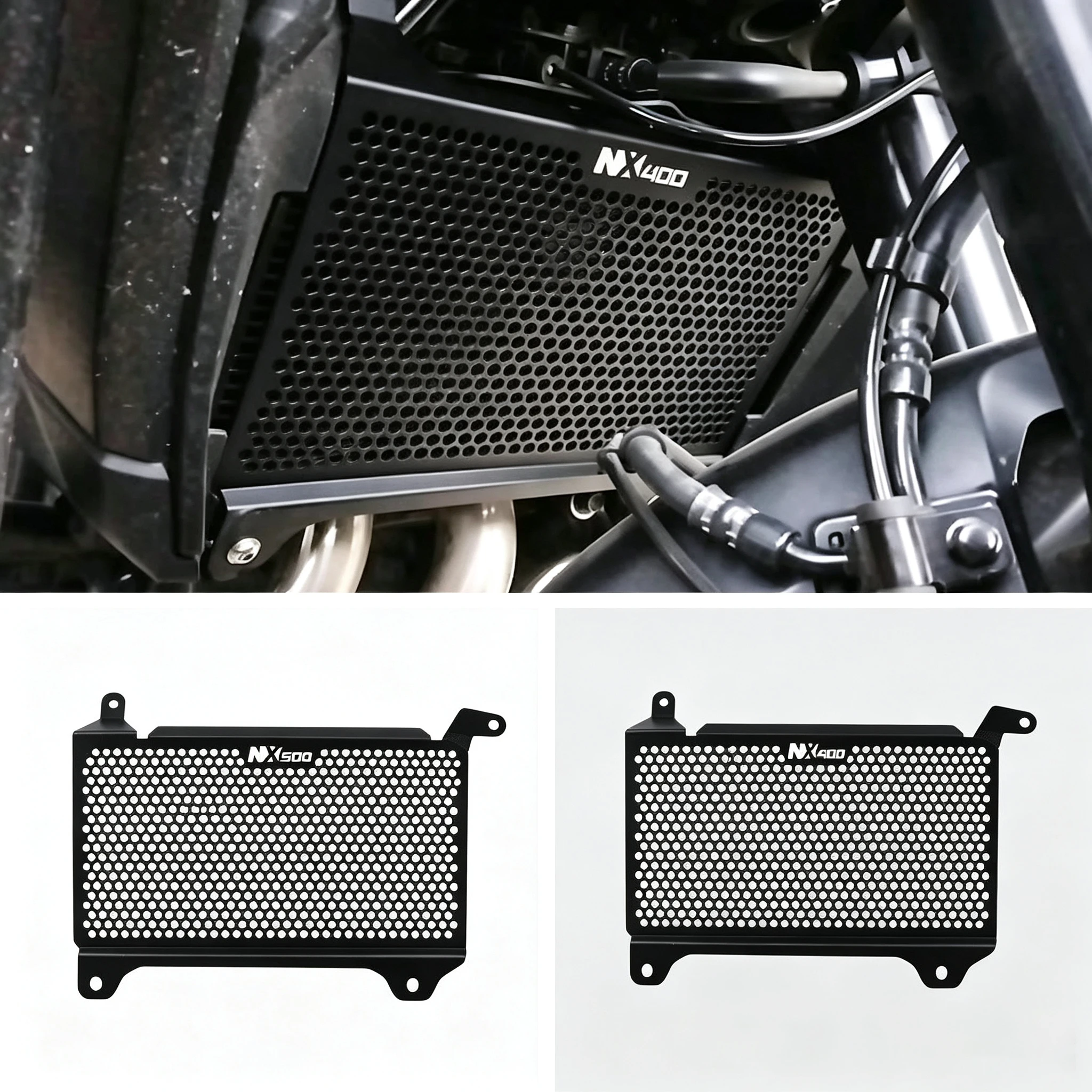 For HONDA NX500 NX400 NX 500 NX 400 2024+ Motorcycle Radiator Grille Cover Guard Protection Protetor