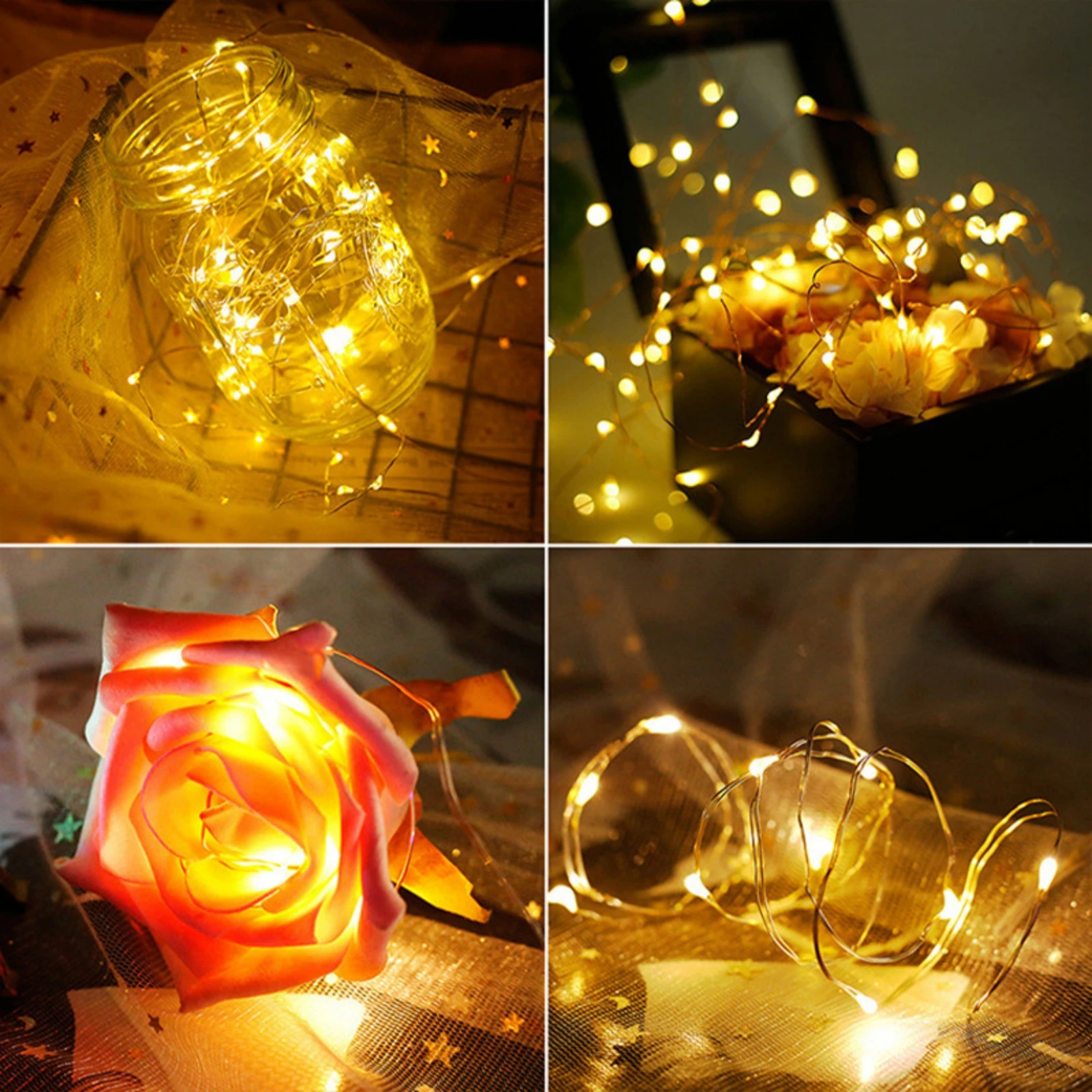 USB String Lights Waterproof Fairy Lights Garland Light for Home, Christmas Tree, Bedroom, Party, Wedding Decoration