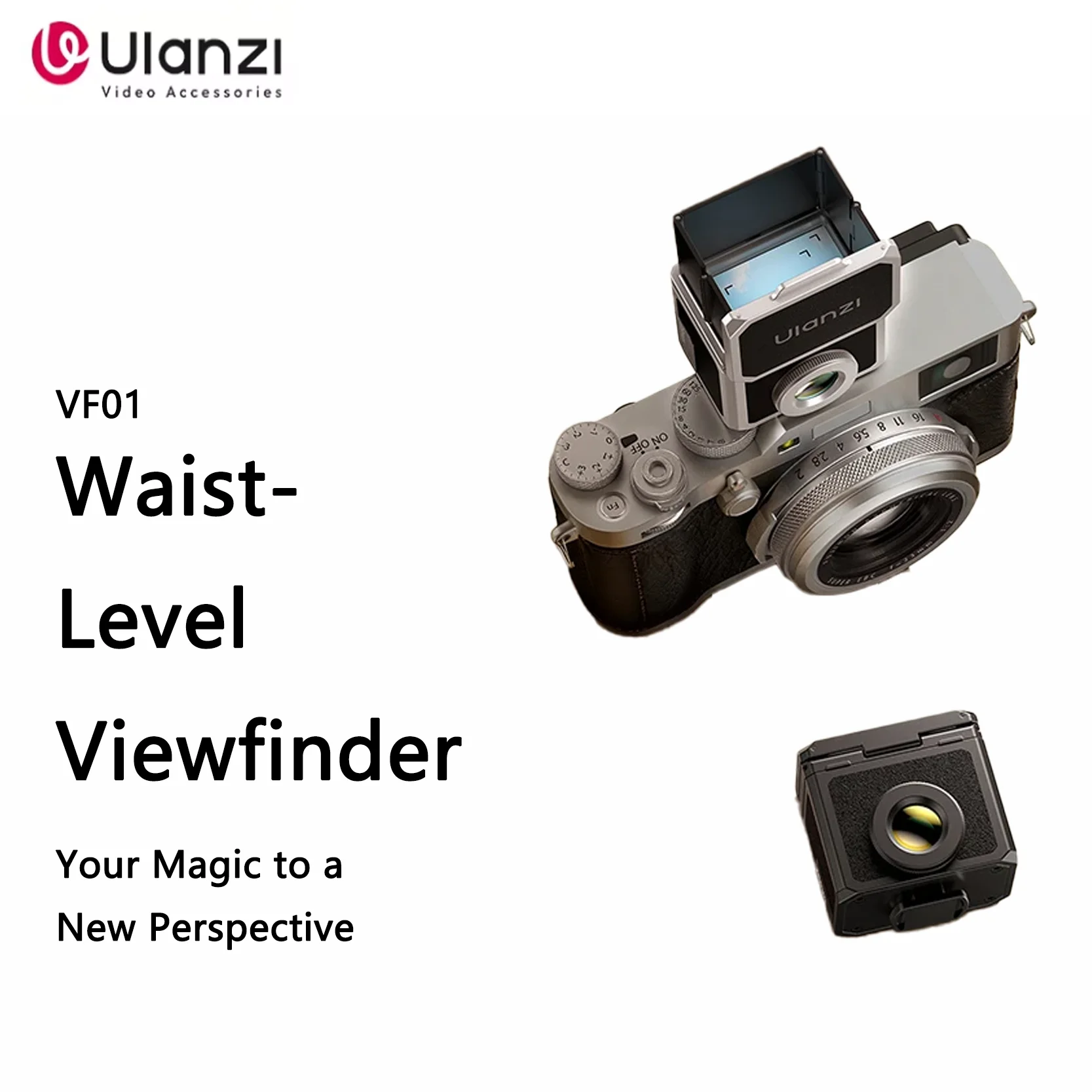 

Оригинальный универсальный поясной видоискатель Ulanzi VF01 для Sony A6000 Nikon Z30 Canon R100, уличная рамка для камеры, пейзажи