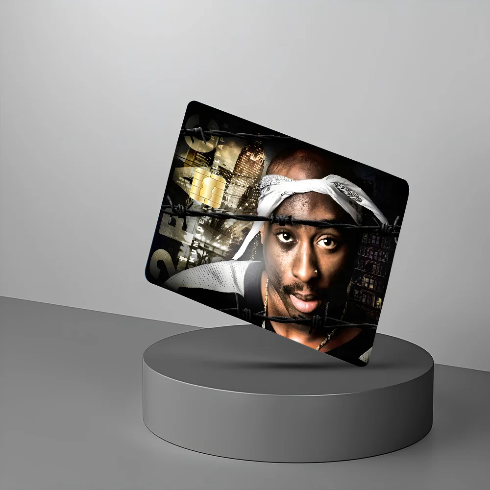 2Pac Tupac Amaru ShakurAnmie Sticker Film Skin Cover For Credit Card Debit Bank Card Front