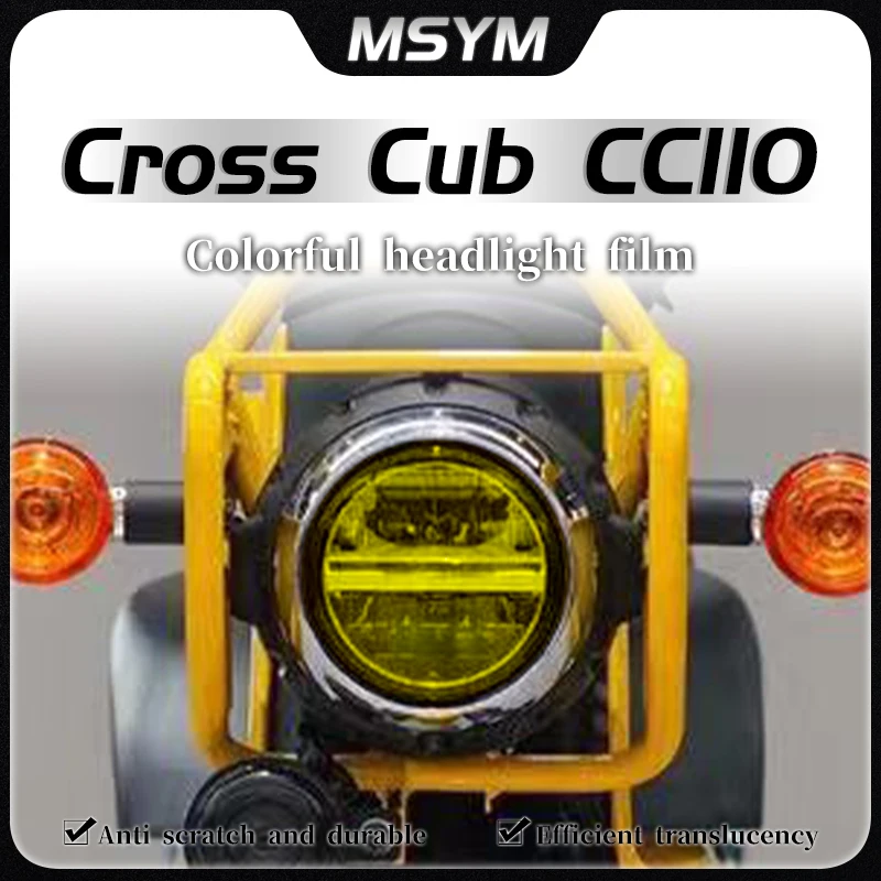 

For Honda Cross Cub CC 110 CC110 cc110 Headlight taillight instrument panel film sticker repair and modification accessories
