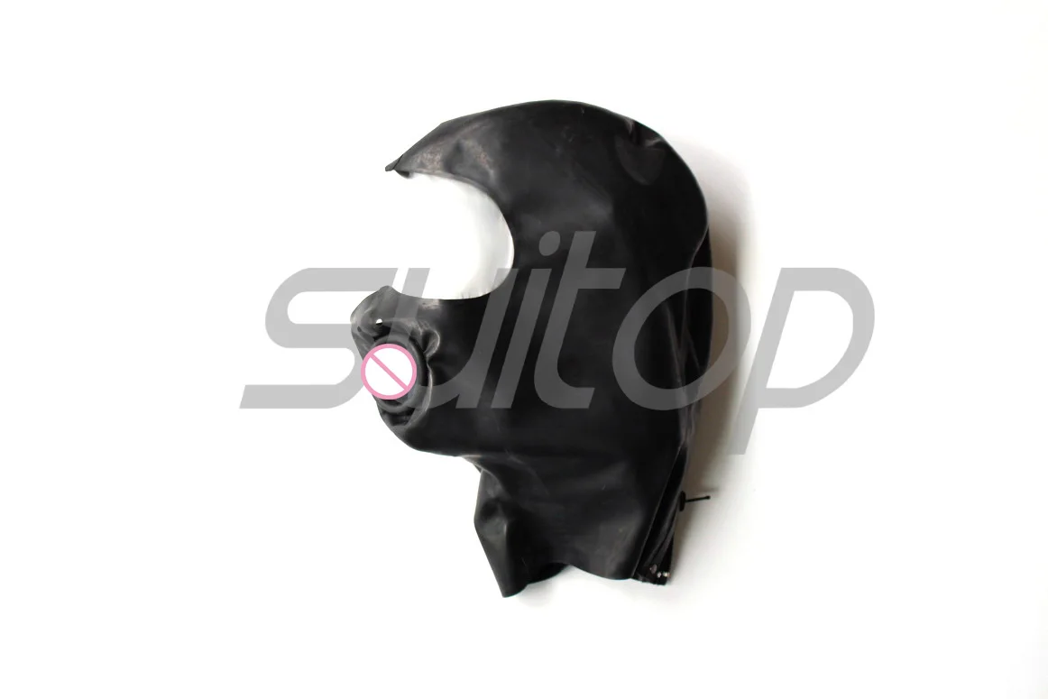 

New latex fashion mask hood with open eyes without condom (same as photoes)
