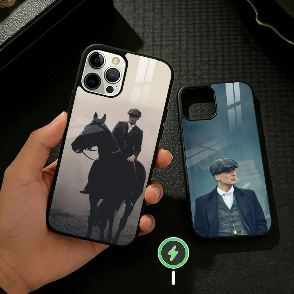 

P-Peaky B-Blinders Movie Phone Case For iPhone 17,16,15,14,13,12,Plus,Pro,Max For Magnetic Wireless Charge