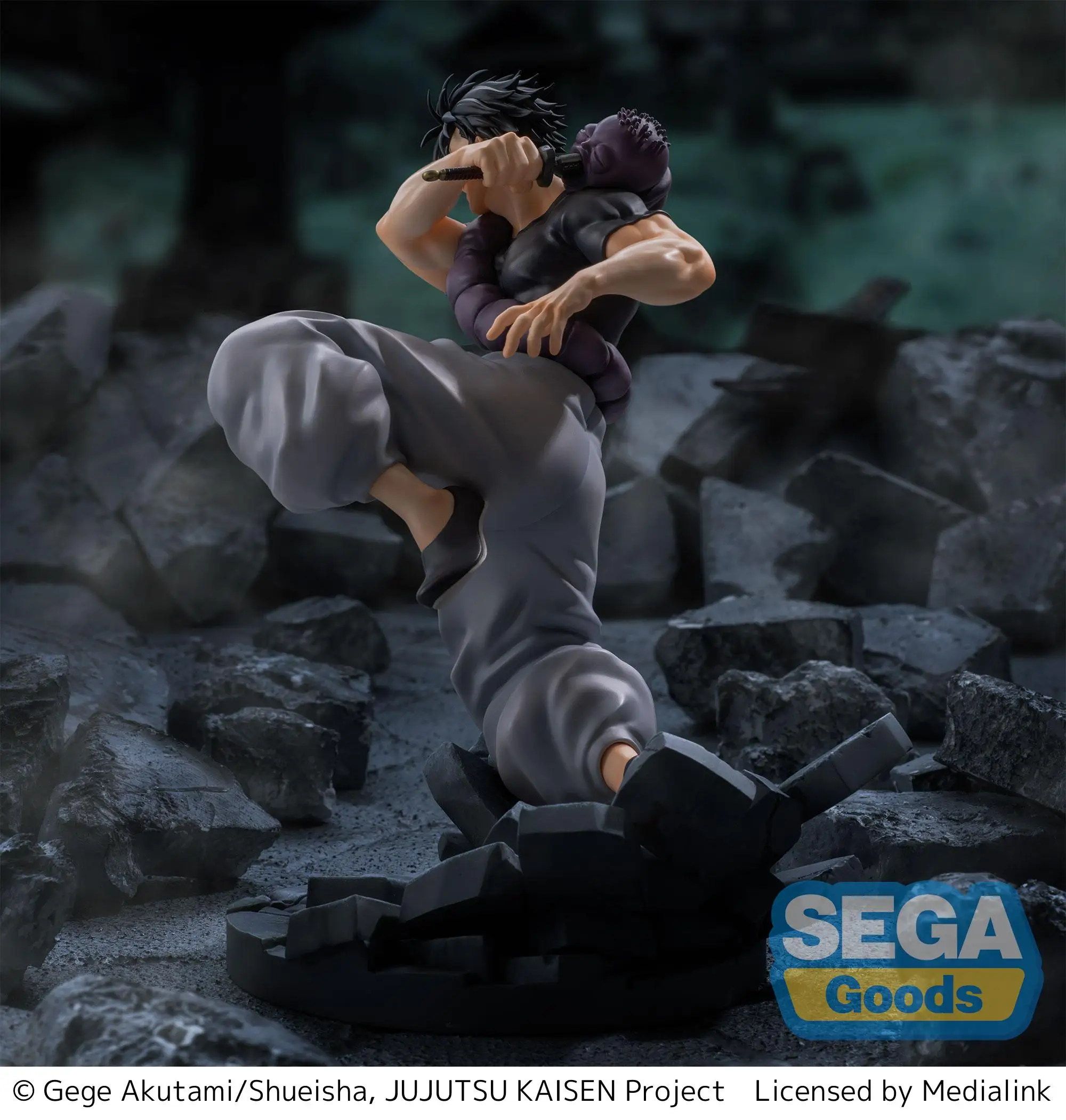 Origina l Anime Figur Sega Luminasta Jujutsu Line Lineigyoku Gyokusetsu Toji Fushiguro Heavenly B Ridge Pvc Ac Chion Figur