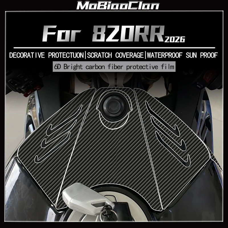 For ZXMOTO 820RR 2026 6D Motorcycle Carbon Fiber Decorative Stickers Fuel Tank Stickers Body Film Modification Accessories