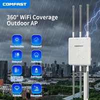 Outside wireless AP High Power 5 ghz WIFI Router with gigabit WAN/LAN port Dual-Band AC750 PoE access point AP 360 degree cover