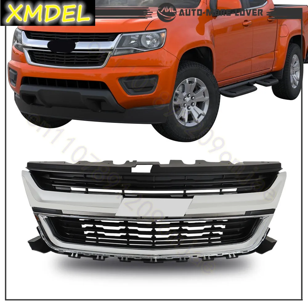 

Подходит для Chevrolet Colorado 2015-2020, верхняя передняя решетка с хромированной отделкой, артикул 84408363