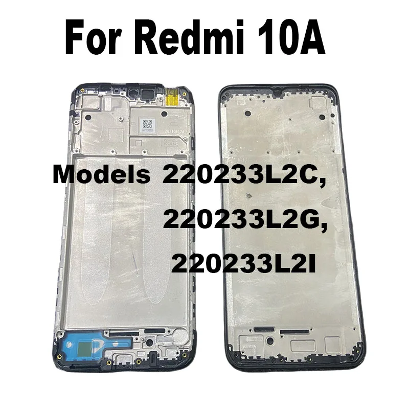 653-new-middle-frame-for-xiaomi-redmi-10a-front-bezel-back-housing-case-mid-plate-220233l2c-220233l2g-220233l