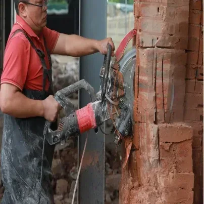 

new2025400mm Brushless Ring Saw Machine Hand Held Concrete Wall Cutting Ring Saw Household Concrete Cutter