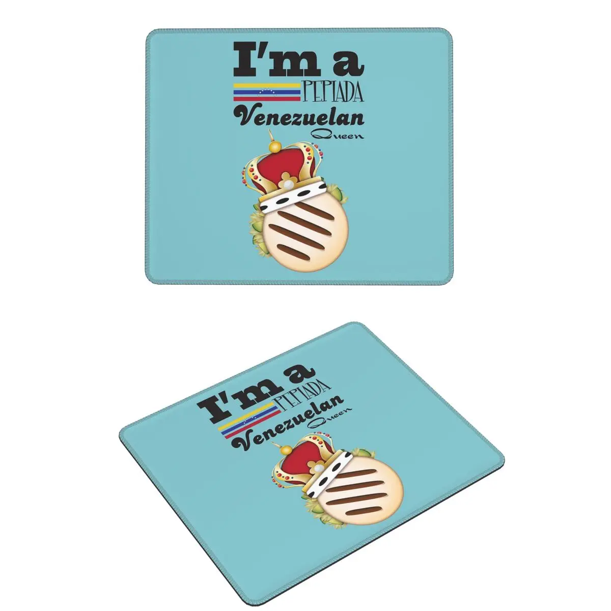 Arepa فنزويلا أنا Pepiada Venezuelan Queen Mouse Pad لوحة مفاتيح الكمبيوتر ماوس حصيرة الألعاب الكمبيوتر المحمول حصيرة مكتبية مكتب الجدول الحصير